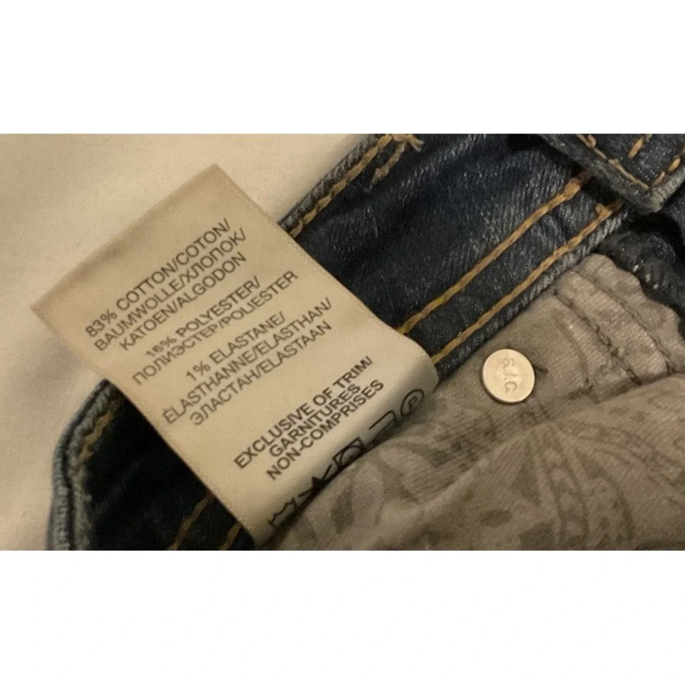 Y2K Silver Jeans AIKO MID FLARE Super Stretch Jeans Tag 25 x 32 (25x31) - Picture 10 of 14